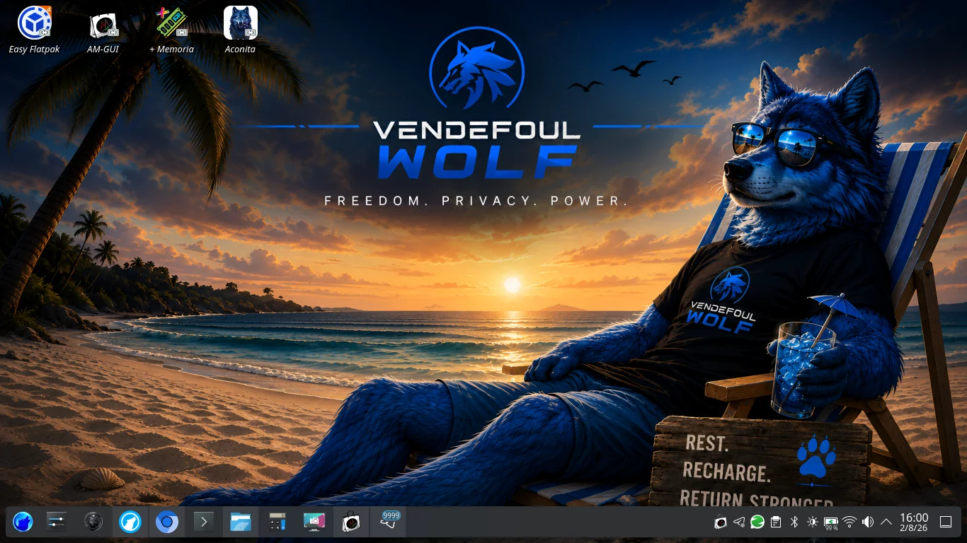 Vendefoul Wolf Linux screenshot