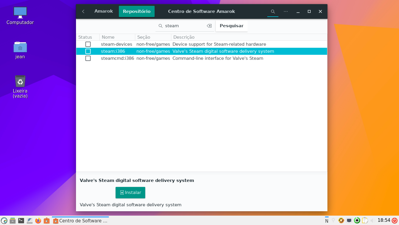 Amarok Linux screenshot